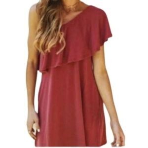 Socialite one shoulder casual dress size XS
